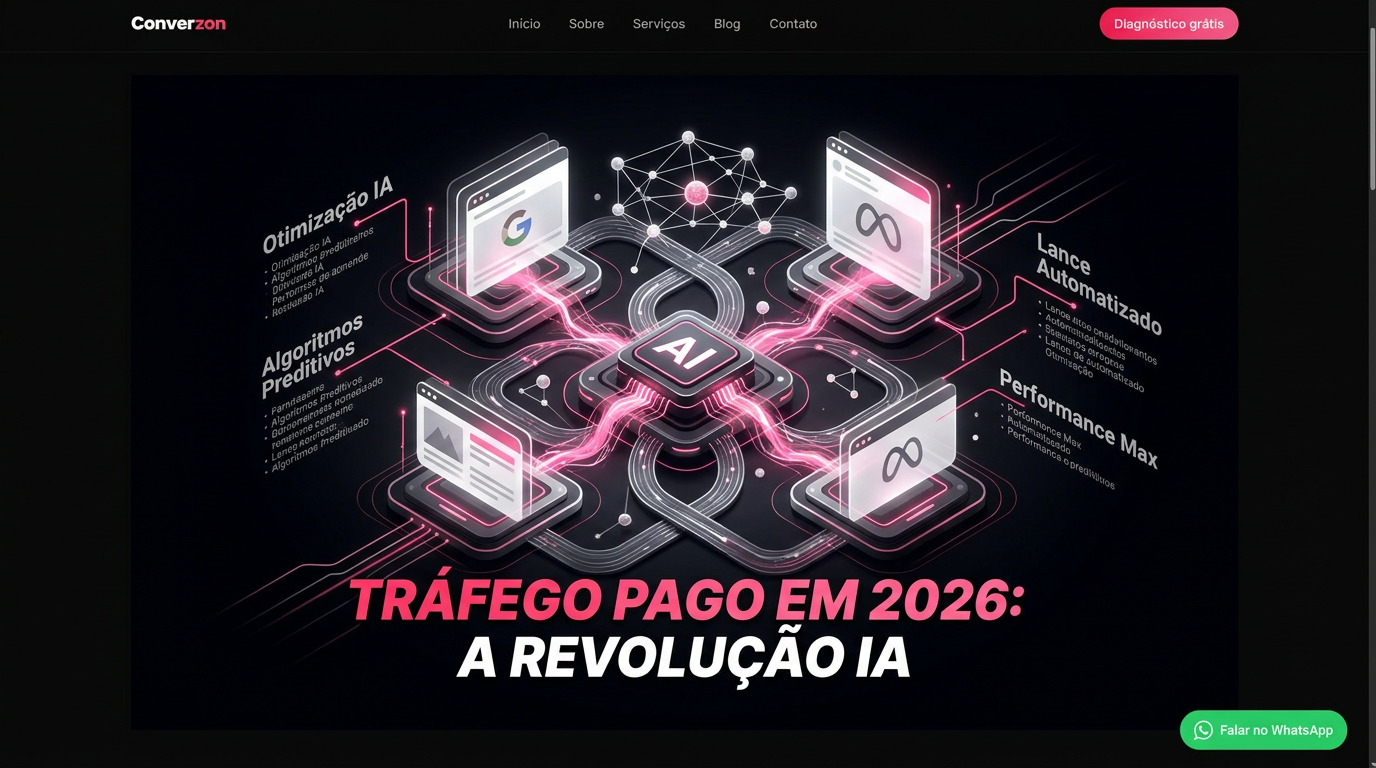 Tráfego pago em 2026: o que mudou com a IA nas plataformas de anúncio